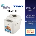 Pembuat Roti Trio TBM-106 - 1.65 Paun, Anti Lengket, 15 Program, Garansi 1 Tahun