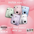 ฟูจิฟิล์ม Instax Mini 12 กล้องถ่ายรูปแบบอินสแตนท์ พกพาสะดวก ขนาดเล็ก