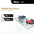 Riino XK202 Gas Stove 304 Stainless Steel Build-In / Tabletop Hybrid Gas Cooker