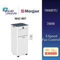 Morgan MAC-093 Lite 1HP Portable Air Conditioner - Pendingin Udara Mudah Alih dengan Fungsi 3-in-1