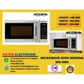 Microwave Modena MO 2004 - Oven Mikro Abu-abu dan Silver