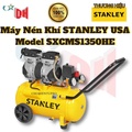 Máy Nén Khí Không Dầu 24L Stanley SXCMS1324HE - Công Suất 1.3HP, Lưu Lượng 150L/phút