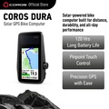 COROS DURA Solar GPS Bike Computer - Peralatan Bersepadu untuk Pengemudi Basikal