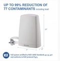 Aquasana AQ-4000 Countertop Water Filter - Penapis Air Meja Dapur dengan Teknologi Claryum