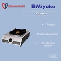 Kompor Gas Miyako KG-101SS 1 Tungku Stainless Steel
