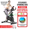 FitExperte FE-SB6030E Basikal Spinning Rumah Dengan Meteran Tradisional dan Jaminan 2 Tahun