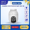 Camera WiFi Ezviz C8C 3K 5MP - Quay quét thông minh, độ phân giải cao, hỗ trợ thẻ nhớ 512GB