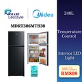 Midea MDRT306MTB30 240L Peti Sejuk 2 Pintu