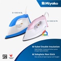 Miyako EI-1000M Setrika Listrik Dry Iron 395W - Alas Non Stick Teflon