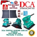 DCA ASB 100 Orbital Sander - Alat Pemotong Kayu Berdaya Listrik 150W