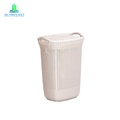 Olymplast OLB Keranjang Pakaian Plastik Laundry Basket 35x45x62.5cm Anti Air Cokelat Putih Cream
