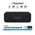 Tronsmart T2 Mini 2023 ลำโพงบลูทูธพกพา กันน้ำ IPX5 สีดำ/เทา