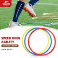 SPEEDS LX 005-8 Agility Ring Alat Latihan Ketangkasan Kaki Sepakbola Futsal - Merah, Biru, Kuning