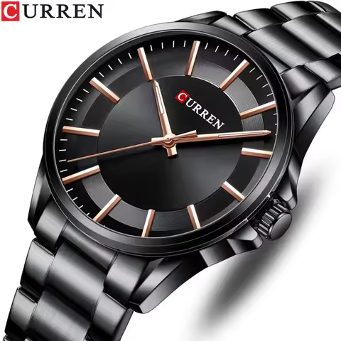 CURREN 8429 นาฬิกาข้อมือผู้ชาย Quartz Water Resistant