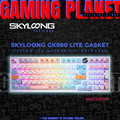 Skyloong GK980 คีย์บอร์ดไร้สาย ปะเก็น Lite PBT ขนาด 98 คีย์ สี Neon Jelly, Glacier Brown Switch