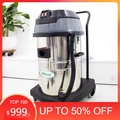 Máy hút bụi công nghiệp HiClean HC70 New - Xám Đen, Dung lượng 70L, Công suất 3000W