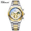 Chenxi 956 Jam Tangan Mekanikal Pria Stainless Steel Bercahaya Tahan Air