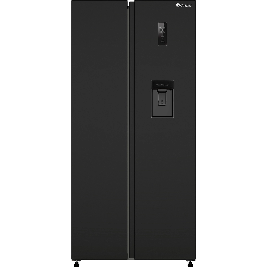 Tủ lạnh Casper Inverter 458 lít RS-460PBW - Side by Side, màu Đen, dung lượng 495L