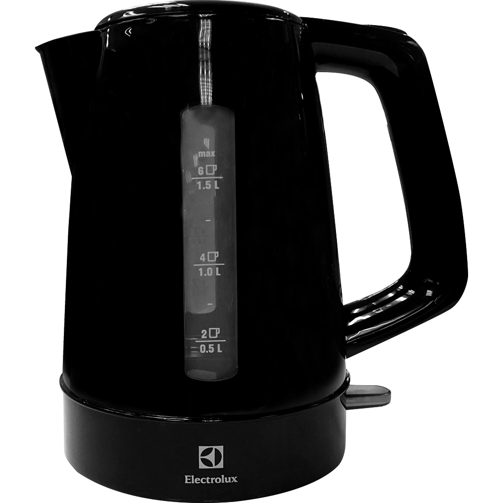 Bình đun siêu tốc Electrolux EEK1303K 1.5L, Đen - Dung tích lớn, công suất mạnh mẽ