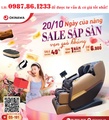 Ghế Massage Toàn Thân Okinawa OS-191 - Màu Vàng Nâu, Kích thước 730x1140x1050mm