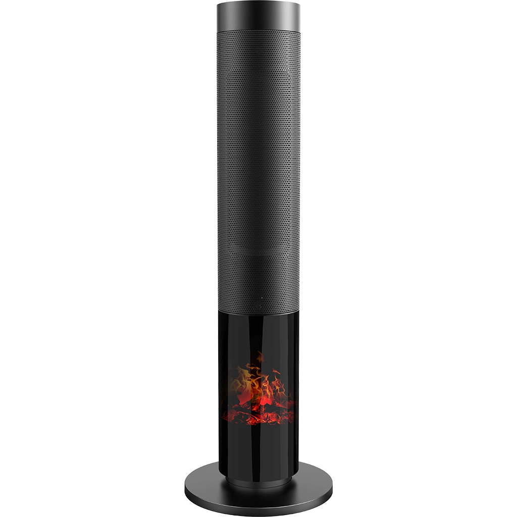 Máy sưởi gốm Kangaroo KGFH08 - 2023, Đen, 15-35°C, 10-20m², 2000W, Điều khiển từ xa, Tự ngắt an toàn