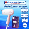 Máy sấy tóc Philips HP8108/00 - Trắng Hồng, 1000W, Có Chế Độ Gió Lạnh, Bảo Vệ Chống Quá Nhiệt
