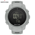 North Edge VERTICO นาฬิกาดิจิตอล คาร์บอนไฟเบอร์ กันน้ำ 50 เมตร สำหรับผู้ชาย