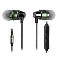 INTOPIC JAZZ-I112-GN 入耳式鋁合金耳機麥克風 綠色 9.2mm 驅動單體 3.5mm 有線耳機