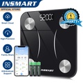 INSMART 16in1 Bluetooth BMI Weight Scale - Timbangan Badan Digital dengan 180kg Kapasiti dan Layar LED