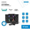 Simbadda CST9000N+ Speaker Multimedia Hitam dengan Subwoofer 6.5 Inci dan Bass Boost