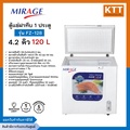 Mirage ตู้แช่แข็งฝาทึบ 210 ลิตร รุ่น EC-210 สีขาว