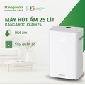 Máy hút ẩm Kangaroo KGDH25, 25L/ngày, 30-50m², Trắng