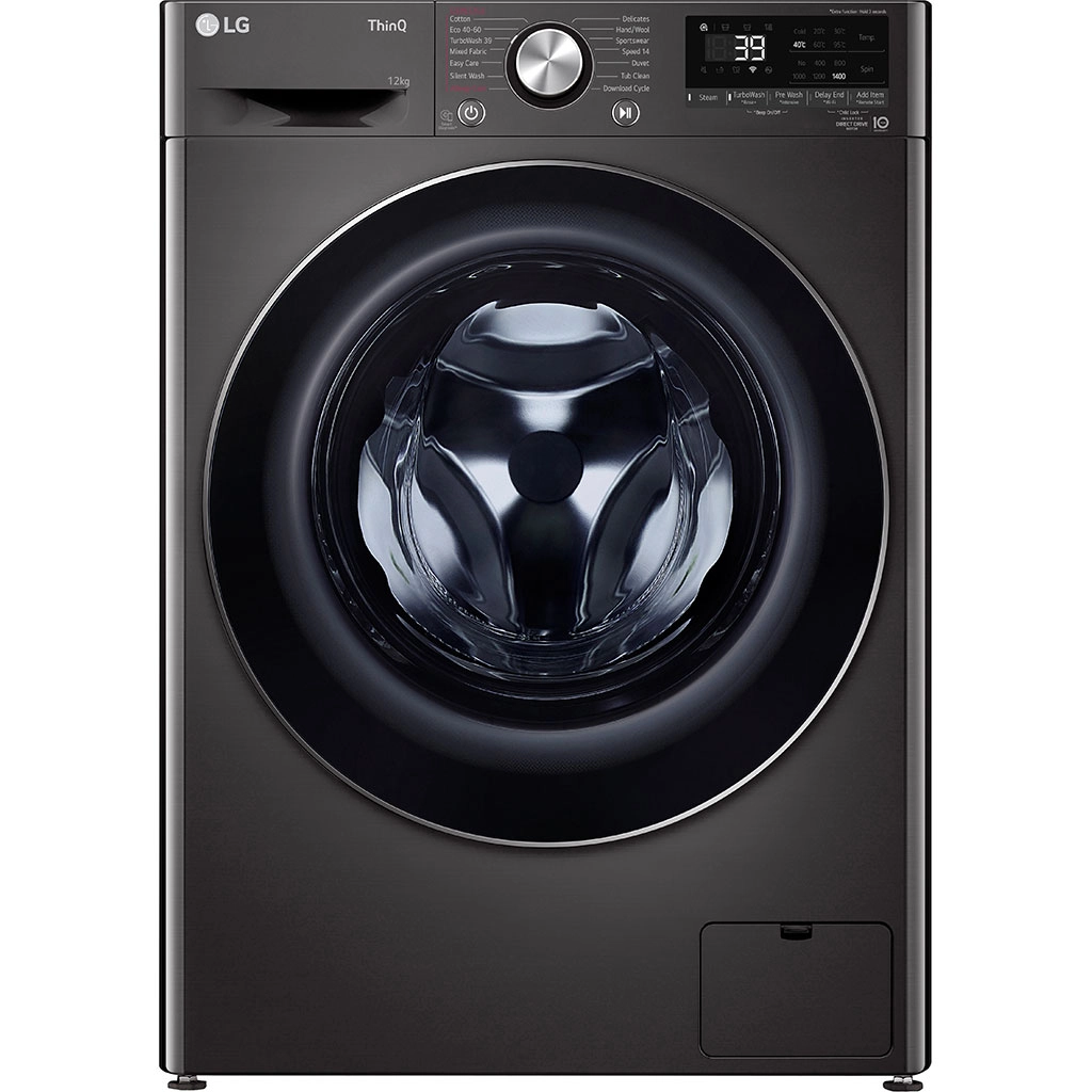 Máy giặt LG FV1412S3B 12 kg, lồng ngang, cửa trước, màu đen