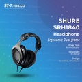 Shure SRH1840 Headphone Over-ear Berkualitas Tinggi