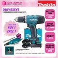 Makita DDF453RFE 18V Cordless Driver Drill - Aku Melayu Drill-aku Melayu