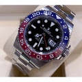 Rolex 126710BLRO GMT-Master II Jam Tangan Kuarsa Oystersteel 40mm Hitam