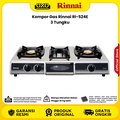 Kompor Gas Rinnai RI-524E 2 Tungku + Grill Pan