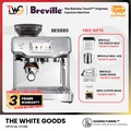 Breville BES880 The Barista Touch Mesin Espresso Perak/Hitam 31.8 x 32.2 x 40.7 cm, 12 kg