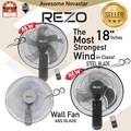 REZO U10 Kipas Dinding 18" - Industri Tarik Tali