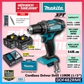 Makita DDF482RME 18V Cordless Driver Drill 13mm (1/2") dengan Bateri Li-ion 4.0Ah dan Kotak Penyimpanan