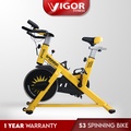 Vigor Fitness S3 - Basikal Latihan Dalam Rumah Mewah dengan Pemegang Enam Tingkat Penyesuaian