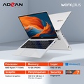 Advan Workplus Laptop 14" Ryzen 7 16GB/512GB SSD Silver
