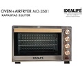 Oven Listrik Idealife IL-335 Kapasitas 35L, Dual Heater & Diamond Cavity - Silver/Beige