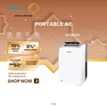 Hisense 1.5HP Non-Inverter Portable Air Conditioner AP12NXG - Pendingin Udara Mudah Alih dengan Pengawalan Jarak Jauh