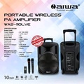 Aiwa WAS 110 LVE Speaker Portable Wireless Bluetooth 10 Inci