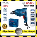 Bosch GBM 400 Bor Putar Kabel - Kapasiti Besi 10mm, Kayu 20mm, Berat 1.2kg