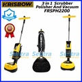 Krisbow 3 in 1 Scrubber Polisher Vacuum - Mesin Pembersih Lantai Multifungsi