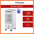 Morgan MAC-WINDY6 Penyejuk Udara 6L (Air Cooler) dengan Fungsi Purifikasi Udara dan Penghujan
