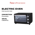 Faber FEO Nuovo 100 Oven Elektrik 100L Hitam dengan Sistem Konveksi dan Rotisserie