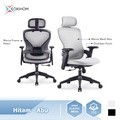 Oxihom FM7216 Kursi Gaming Mesh Nyaman Ergonomis Stylish Hitam/Abu/Merah
